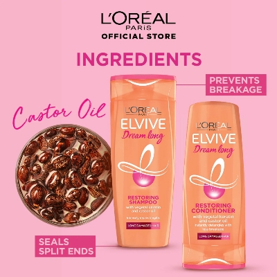 Picture of Loreal Paris Elvive Dream Long Shampoo used for male / female - 400ml