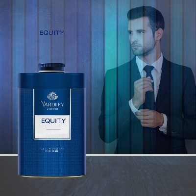 Picture of International England product Yardley EQUITY talcum powder used for male - 250 GM