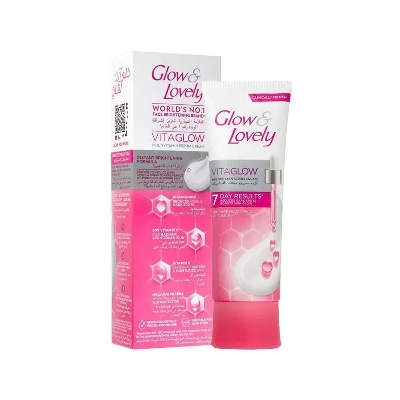 Picture of International UAE product Glow & Love_ly vitamin VITAGLOW multivitamin serum cream used for male/female - 100 gm
