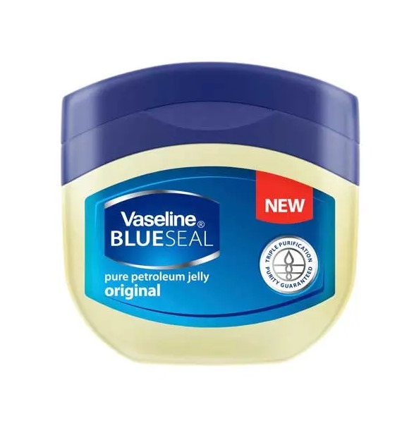 Picture of 250 ml Vaseline Blueseal pure petroleum jelly International south African product used for male / female