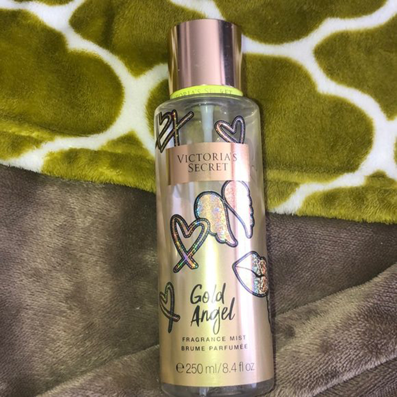 Picture of 250 ml VICTORIA'S SECRET Gold angel Body perfume party scent International USA product Used for female