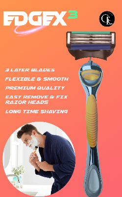 Picture of EdgeX3 Reusable Razors/Cartridge razor Picture of EdgeX3 Reusable Razors/Cartridge razor