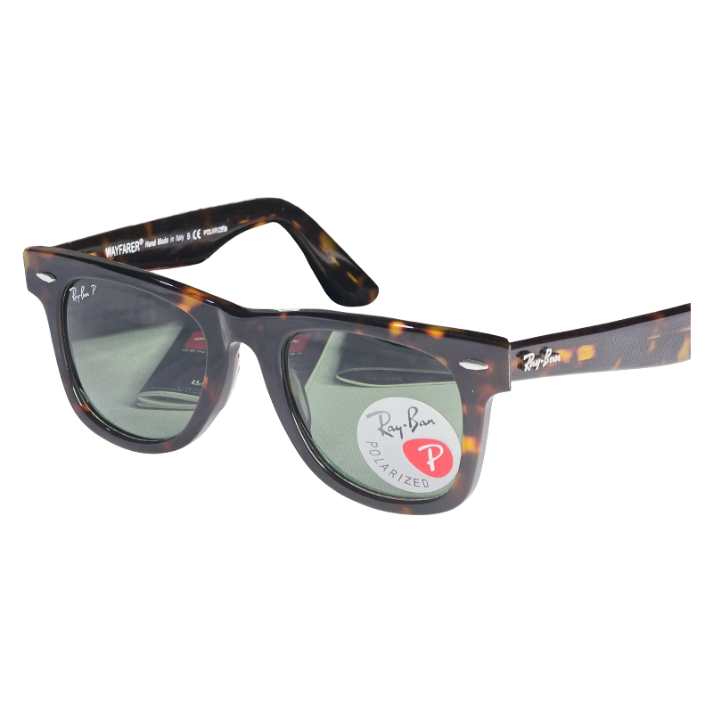 Picture of Ray-Ban Original Wayfarer Sun glass RB 2140 Tortoise/Bottle Green Lens - Polarized (Inner Tinted) Picture of Ray-Ban Original Wayfarer Sun glass RB 2140 Tortoise/Bottle Green Lens - Polarized (Inner Tinted)