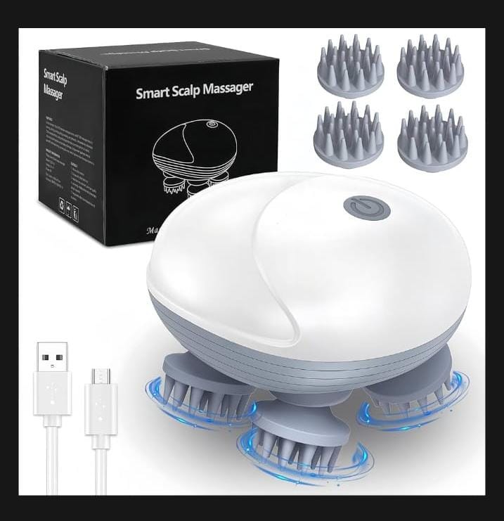 Scalp Head Hair Massager Electric Health Care Antistress Relax Body Massager Deep Saude Tissue Prevent Body Massage