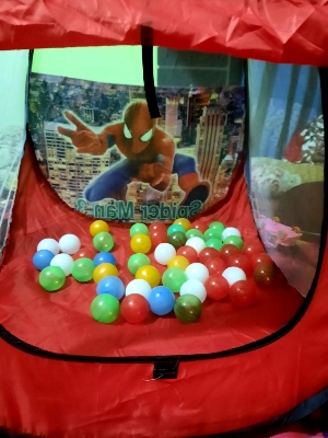 Picture of Spider man tent house with 50 pcs balls
