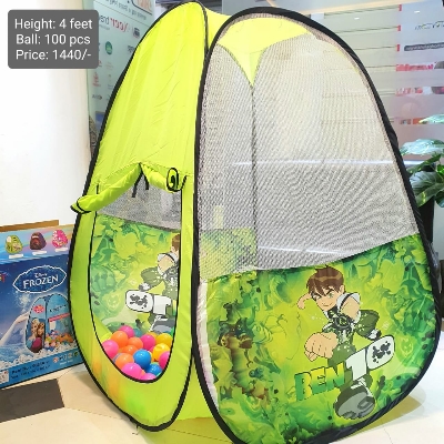Picture of Ben 10 Tent House With 50 Ball - Green