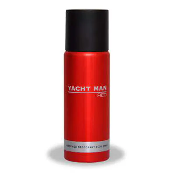 Picture of International UAE product Yacht men red perfumed deodorant body spray 200 ML