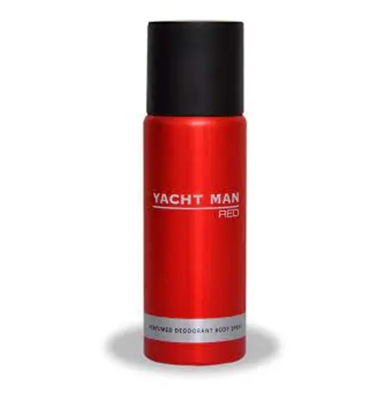 Picture of International UAE product Yacht men red perfumed deodorant body spray 200 ML