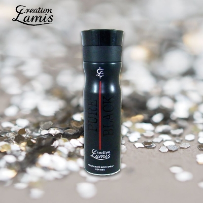 Picture of International UAE product Pure Black Fragrant body spray 200 ML