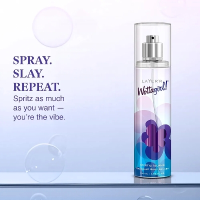 Picture of International Indian Product Layerr Wottagirl Mystic Island Fragrant body Splash For Women Long lasting-135 ML