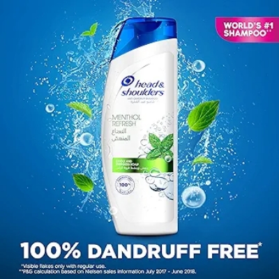 Picture of International UAE product Head & shoulders Menthol refreshe Anti dandruff shampoo 400 Ml