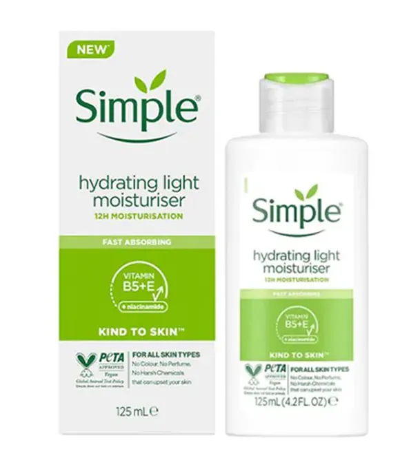 Picture of International Uk product Simple Hydrating light moisturiser 125 ML
