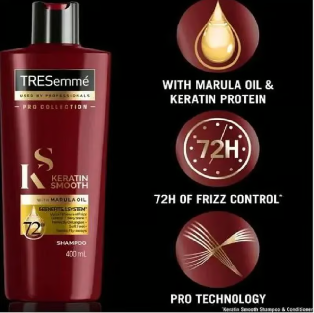 Picture of International UAE product Tresemme Keratin smooth shampoo 400 ML