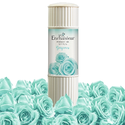 Picture of International Malaysian product Enchanteur talcum gorgeous powder used for male/female -125 Gm