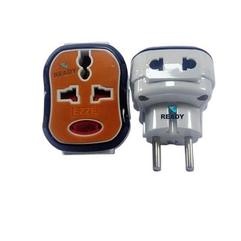 Picture of 2 pin to 3 pin Multi Socket Adapter by Akram Electronics