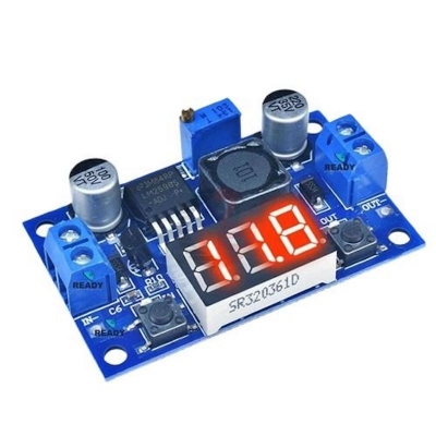 Picture of LM2596 DC DC Step Down Buck Converter with Digital Tube Display by Akram Electronics