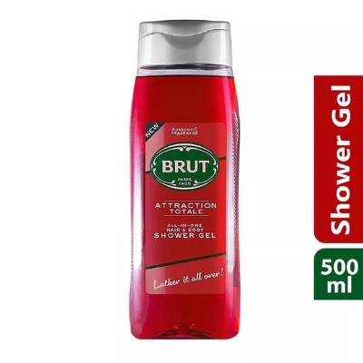 Picture of International Spain product Brut Attraction Totale All-in-one Hair&body shower gel 500 Ml