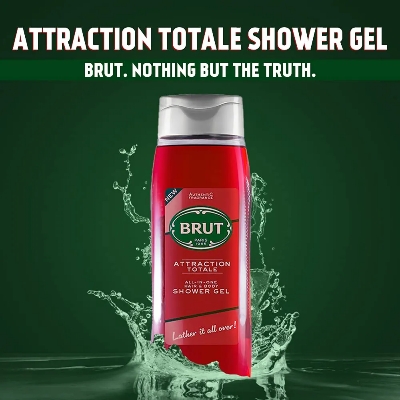 Picture of International Spain product Brut Attraction Totale All-in-one Hair&body shower gel 500 Ml