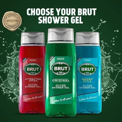 Picture of International Spain product Brut original All-in-one hair & body Shower gel 500 ML