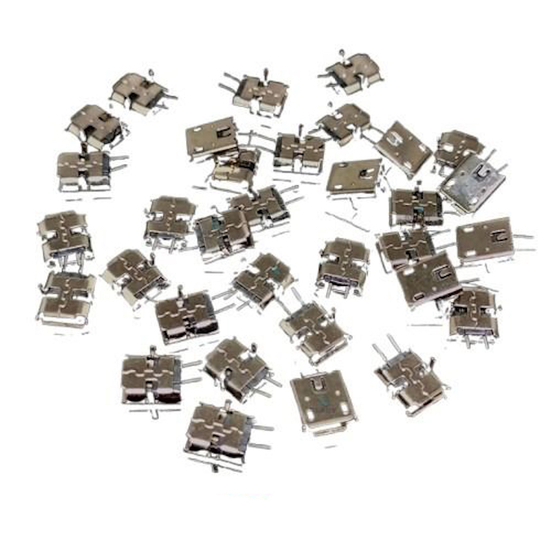 Picture of Micro USB Female Socket Type-B 2 Pin- 10pcs Combo by Akram Electronics