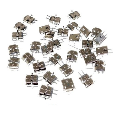 Picture of Micro USB Female Socket Type-B 2 Pin- 10pcs Combo by Akram Electronics