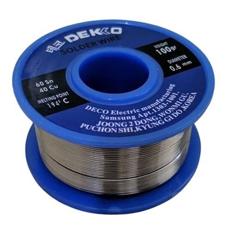Picture of soldering  lead