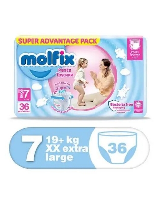 Picture of International Turkey Product Molfix diaper pant 7(19+ kg XX Extra Large) 36pcs