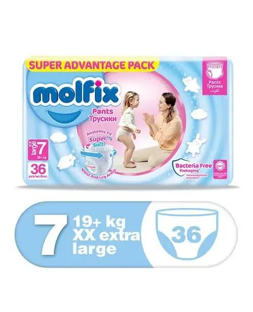 Picture of International Turkey Product Molfix diaper pant 7(19+ kg XX Extra Large) 36pcs