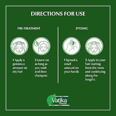 Picture of International UAE product Vatika Nourish & protect Styling hair cream 140 Ml