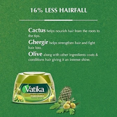 Picture of International UAE product vatika Hair Fall control styling Hair cream 140 Ml
