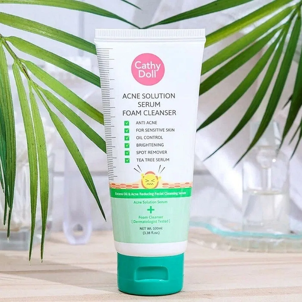 Picture of International Thailand product  Acne Solution serum Foam cleanser 100 ML