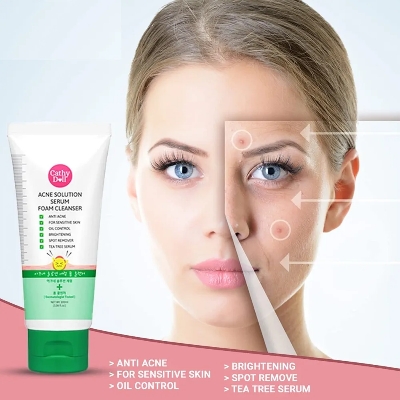 Picture of International Thailand product  Acne Solution serum Foam cleanser 100 ML
