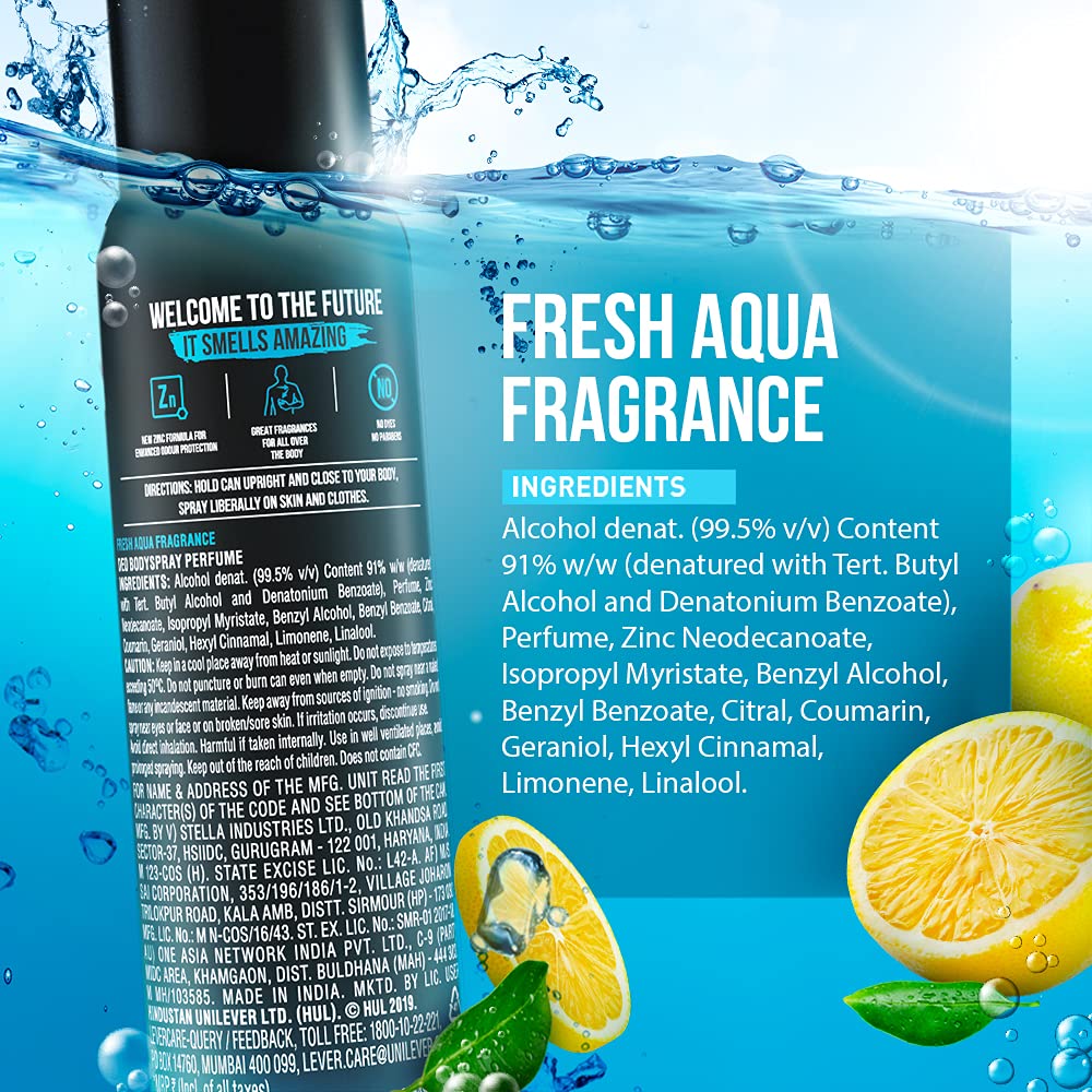 Picture of International Indian product Fresh Aqua fragrance Perfume body spray 122 Ml