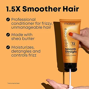 Picture of International Indian product Matrix Opti Care Smooth Straight Shea Butter Conditioner 98g
