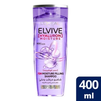 Picture of International Egypt product Hair care Loreal ELVIVE Hyaluron moisture shampoo used for male/ female - 400 ml