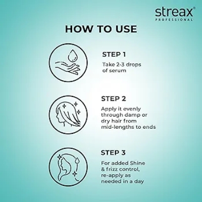 Picture of International Indian product Streax Professional Vitariche gloss Hair serum- 115 Ml