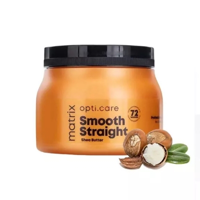 Picture of Matrix Opti-care Smooth Straight Hair Masque With Shea Butter, 490Gm- Hair mask