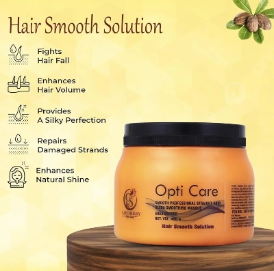 Picture of Matrix Opti-care Smooth Straight Hair Masque With Shea Butter, 490Gm- Hair mask