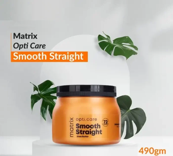 Picture of Matrix Opti-care Smooth Straight Hair Masque With Shea Butter, 490Gm- Hair mask