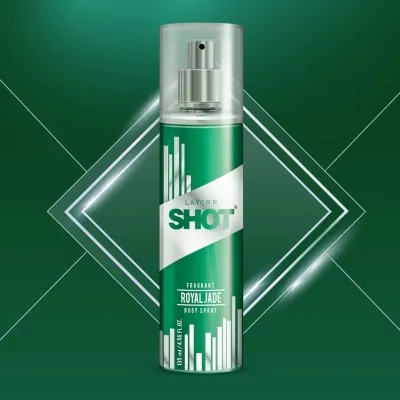 Picture of Indian product Layer,r Shot Fragrant Royal Jade Body spray -135 Ml