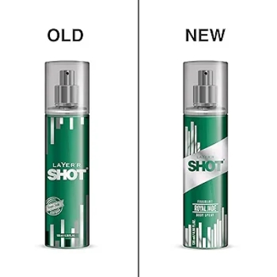Picture of Indian product Layer,r Shot Fragrant Royal Jade Body spray -135 Ml