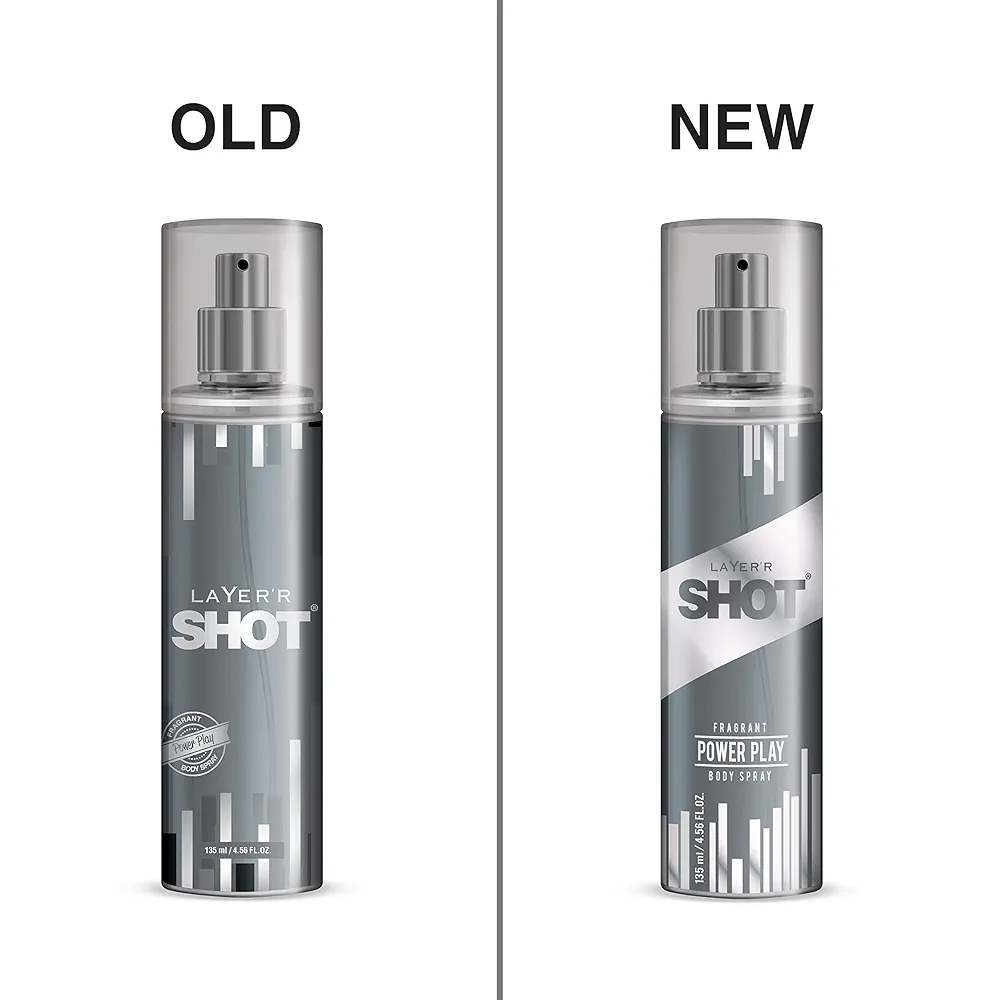 Picture of Indian product Layer,r Shot Power play Body spray -135 Ml