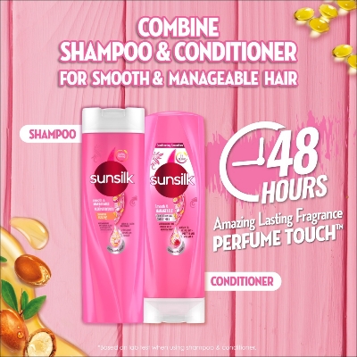 Picture of International Thailand product hair care product Sunsilk shampoo smooth and MANAGEABLE- 300 ml