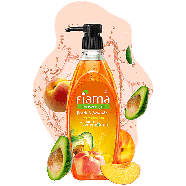 Picture of International Indian product Fiama Peace & Avocado Moiturised Skin With skin Conditioners Shower Gel 500 Ml