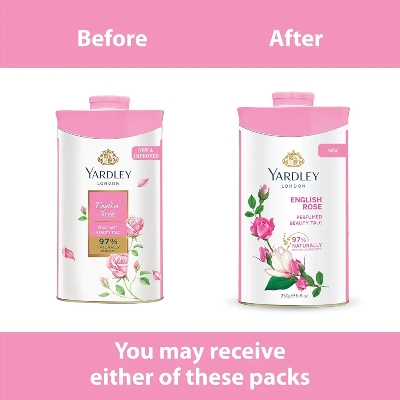 Picture of International Uk Product Yeardley English rose Perfume Talcum Powder 250 Gm