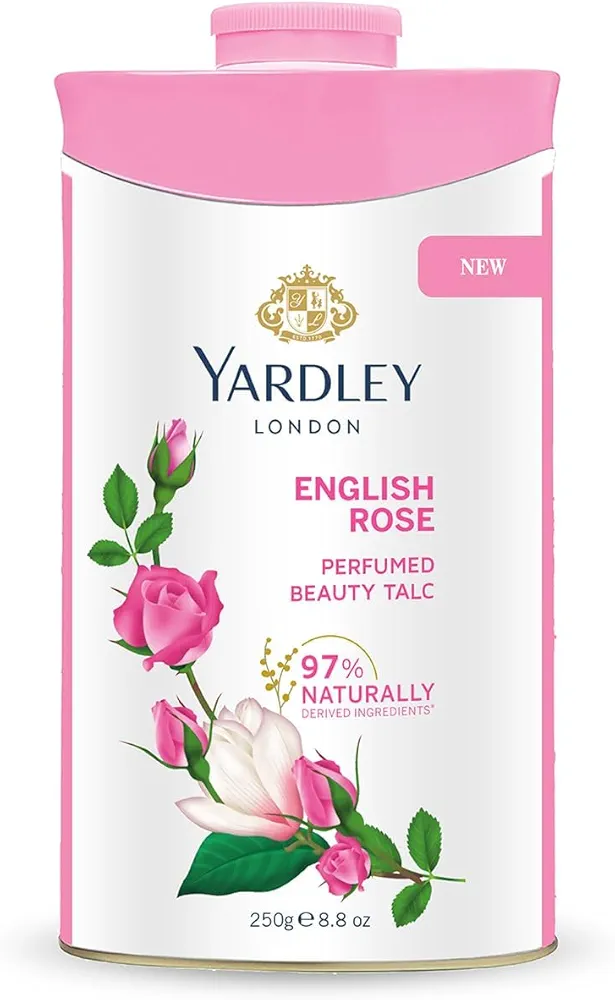 Picture of International Uk Product Yeardley English rose Perfume Talcum Powder 250 Gm