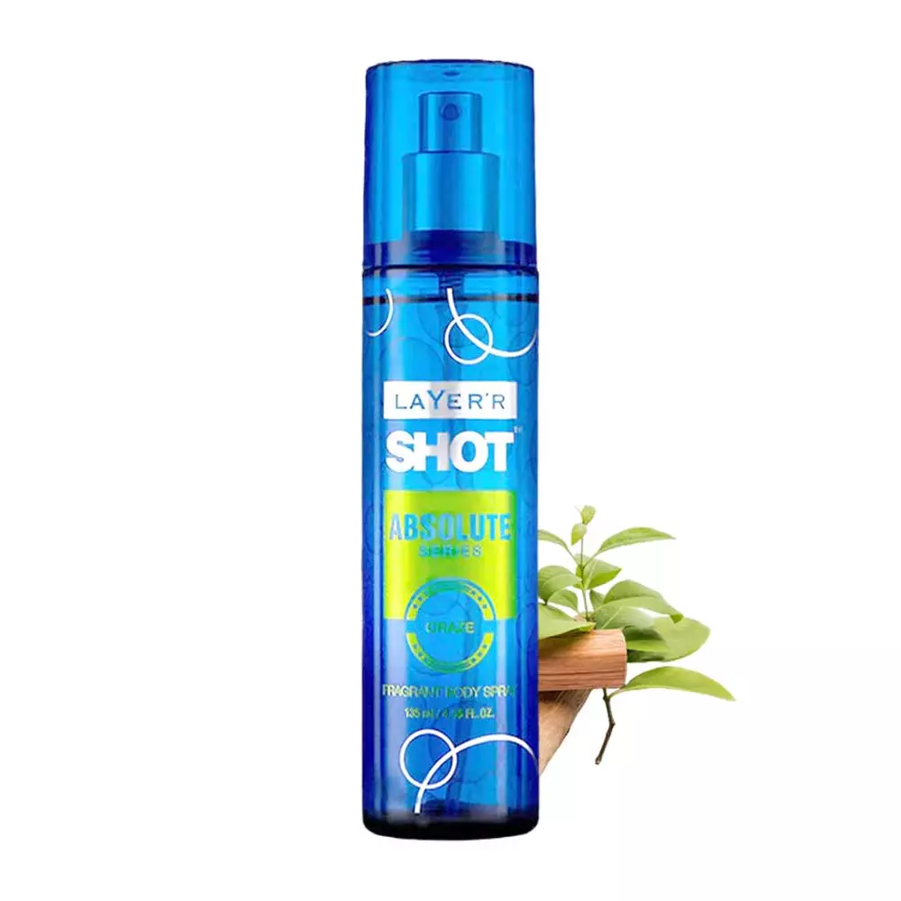 Picture of International Indian Product Layer'r shot Absolute series Craze Fragrant Body spray 135 Ml