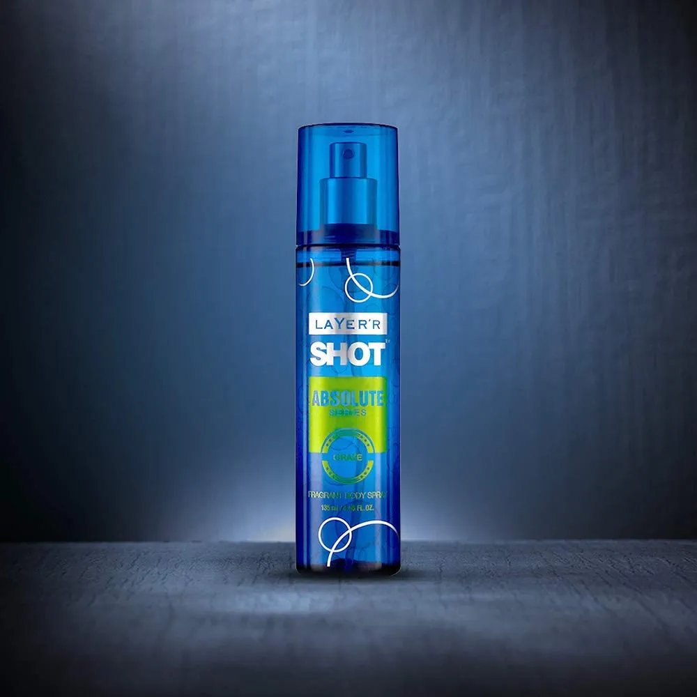 Picture of International Indian Product Layer'r shot Absolute series Craze Fragrant Body spray 135 Ml