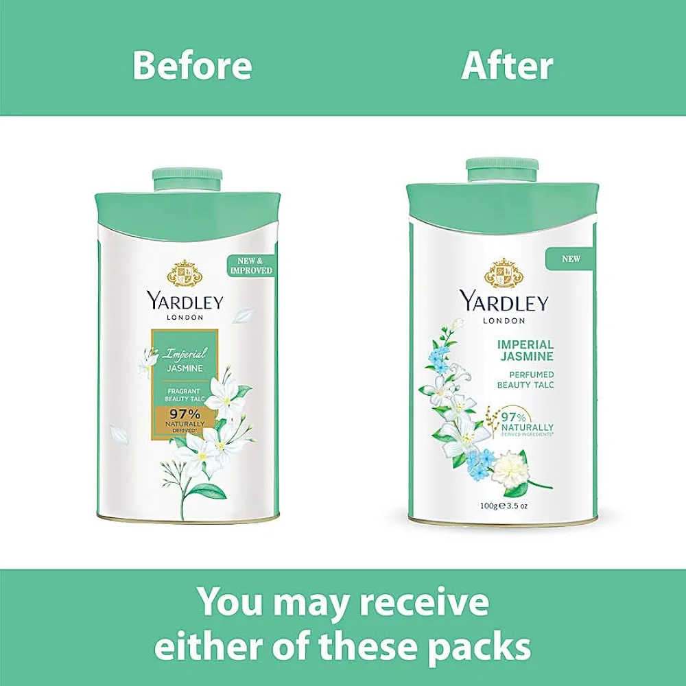 Picture of International UK Product Yeardley Imperial Jasmine Fragrant Talc 250 Gm