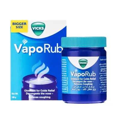 Picture of International Germany Product Vicks Vapurub Onionment For Colds Relief 100 Gm